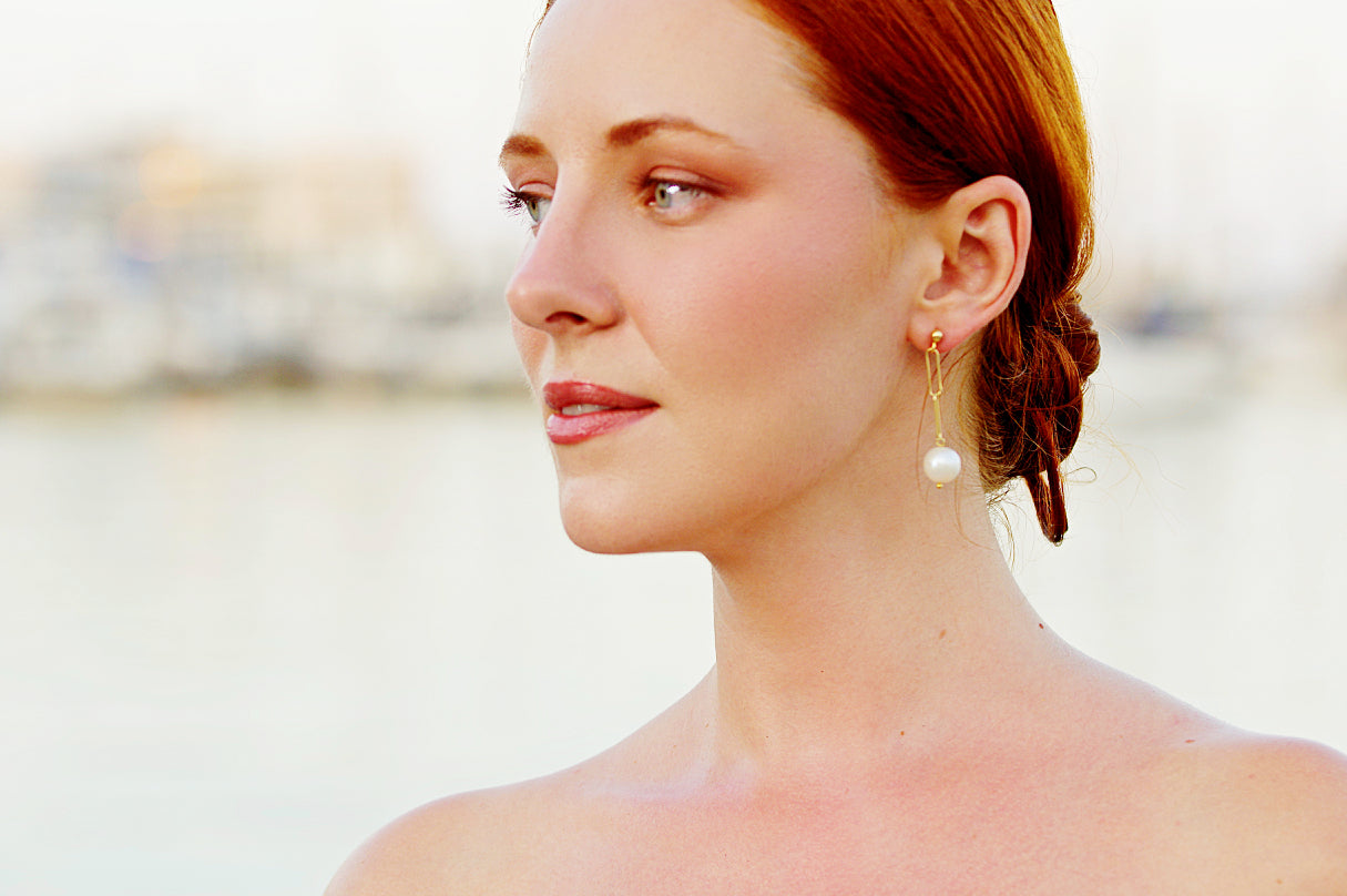 Aqua Earrings