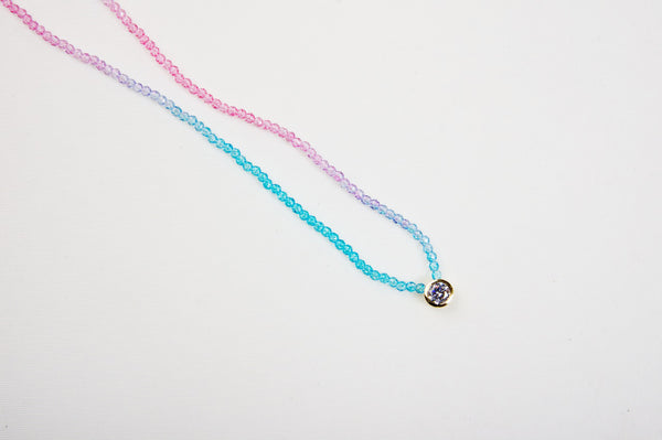 Collar Sirena tie-dye