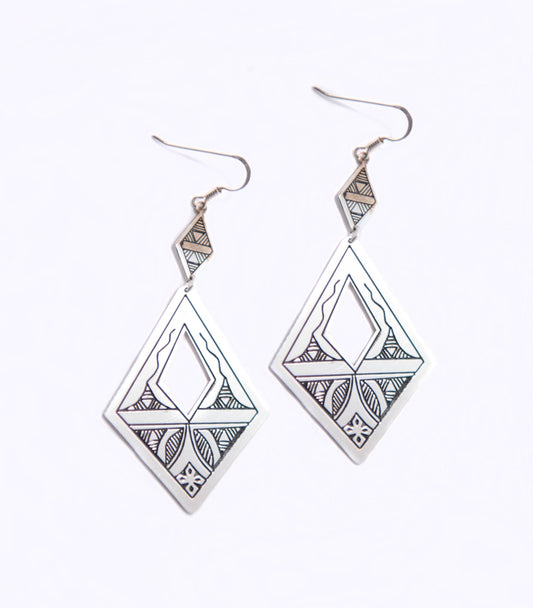 Silver Tuareg earrings